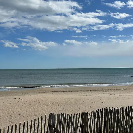 아파트 10 Metres De La Plage Avec Piscine Et Jardin